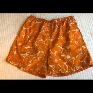 Nautica Tangerine Swim Trunks NWOT